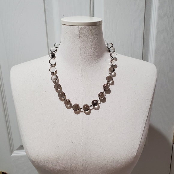 Unbranded Jewelry Antique Clear Glass Bead Necklace Poshmark